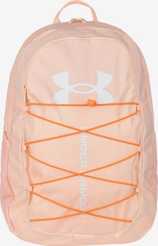 Sac à dos de sport 'Hustle Sport' UNDER ARMOUR en orange : devant