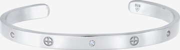 ELLI PREMIUM Armband 'Geo' in Silber: Vorderseite
