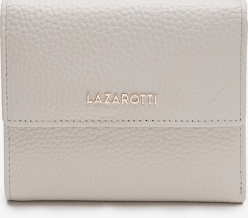 Lazarotti Wallet 'Bologna' in White: front