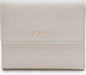 Lazarotti Portemonnaie 'Bologna' in Weiß: Vorderseite