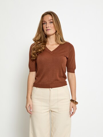 Pull-over 'Milla' minus en marron : devant