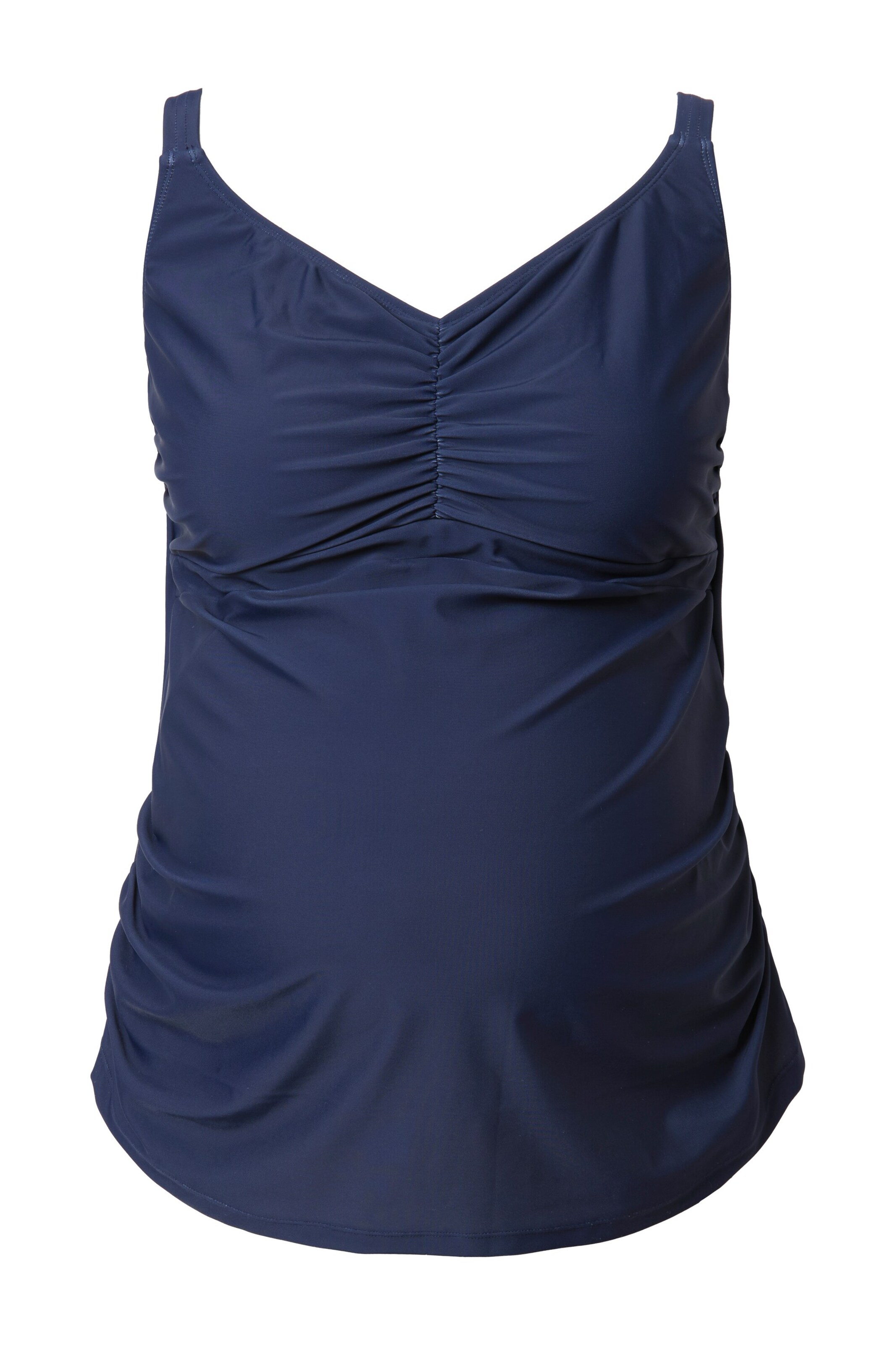 Ulla Popken Bandeau Tankinitop 'Eva' in Blauw: voorkant