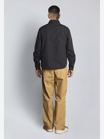 Fat Moose Comfort fit Button Up Shirt 'Arvid' in Black