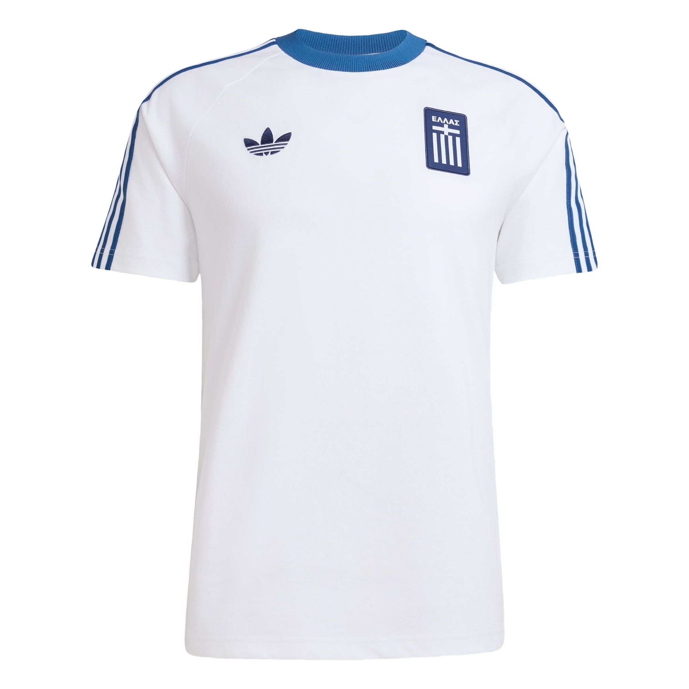 ADIDAS PERFORMANCE Functioneel shirt 'Griechenland' in de kleur Donkerblauw / Wit, Productweergave