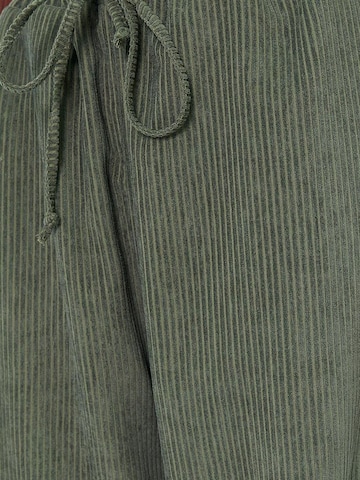 Wide leg Pantaloni di MixRay in verde