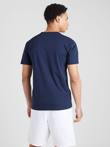 T-Shirt Cleptomanicx en bleu
