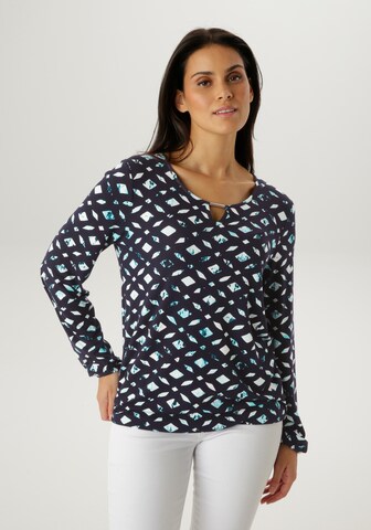 Aniston SELECTED Shirt in Blue: front