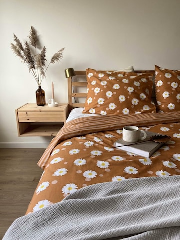 COVERS & CO Duvet Cover 'Oopsie Diasy' in Brown