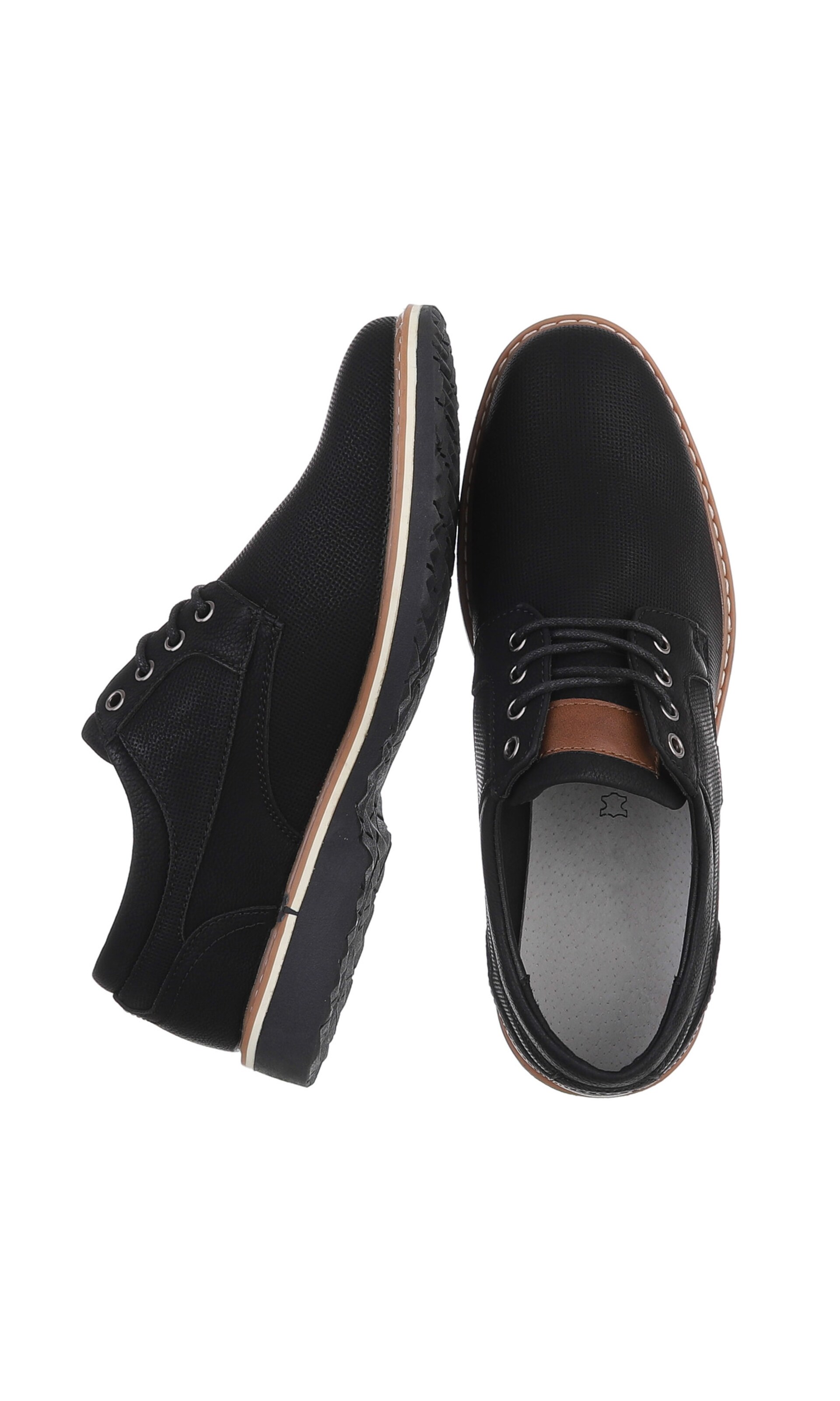 CoolWalk Lace-Up Shoes in Black