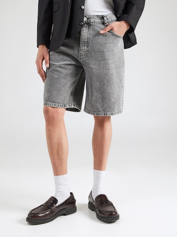 Woodbird Loosefit Džíny 'WBLeroy' – šedá: přední strana