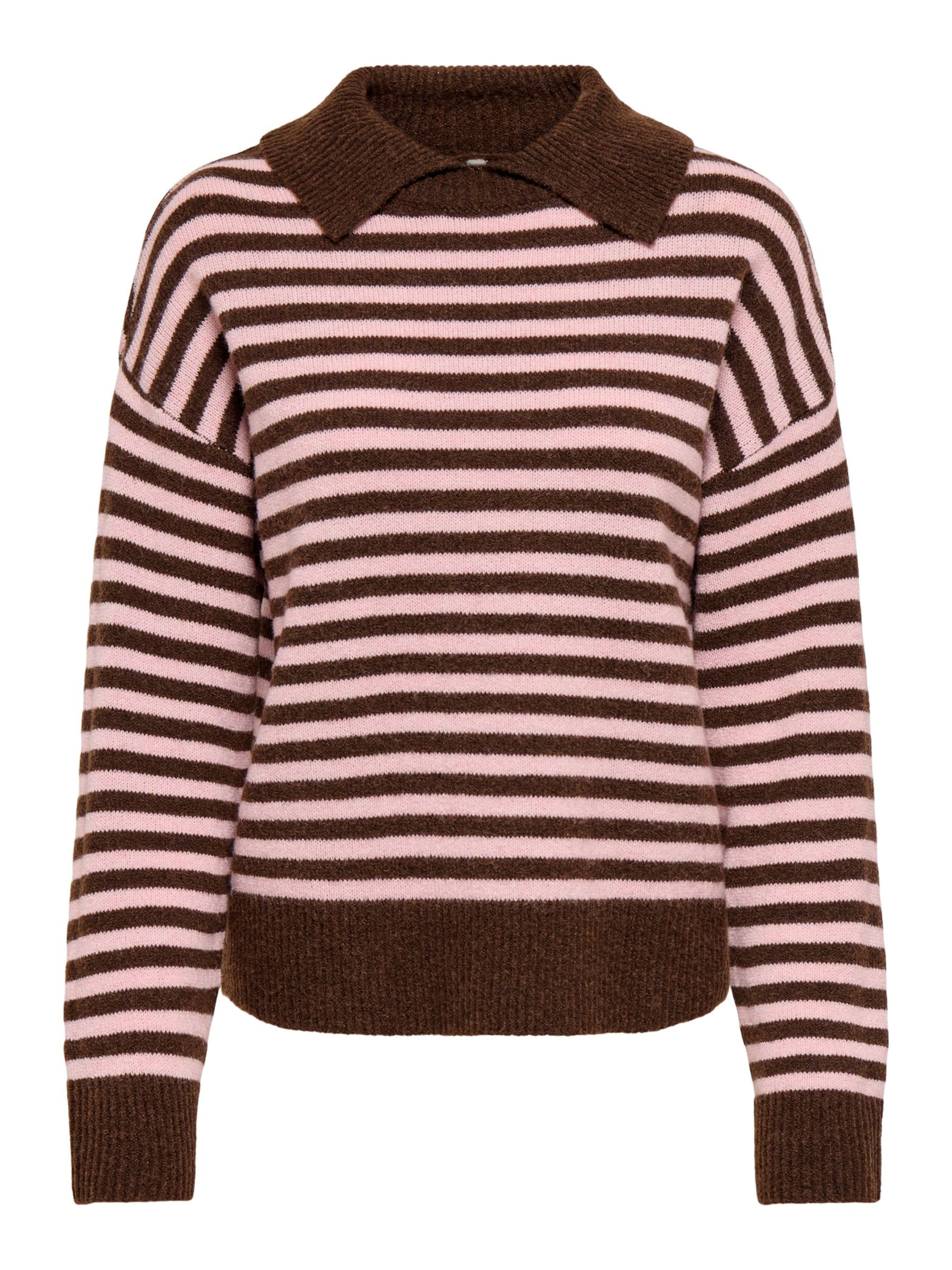 ONLY Pullover 'ONLALIVIA' in Braun: Vorderseite