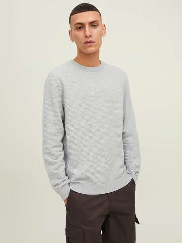 JACK & JONES Pullover 'Otto' in Grau: Vorderseite