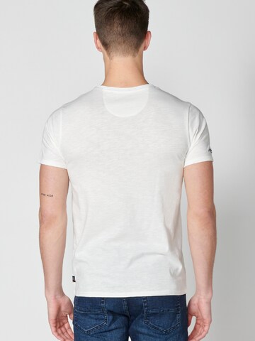 KOROSHI T-Shirt in Weiß
