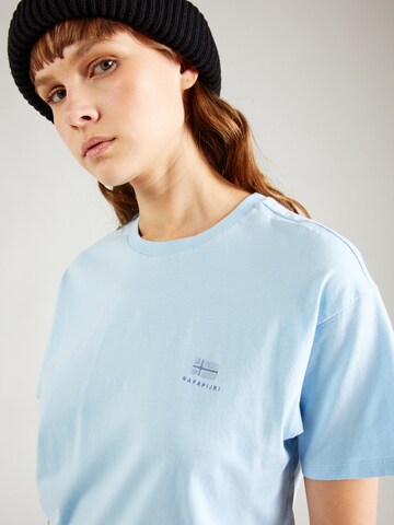 NAPAPIJRI Shirt 'NINA' in Blauw