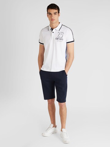 CAMP DAVID Poloshirt in Weiß