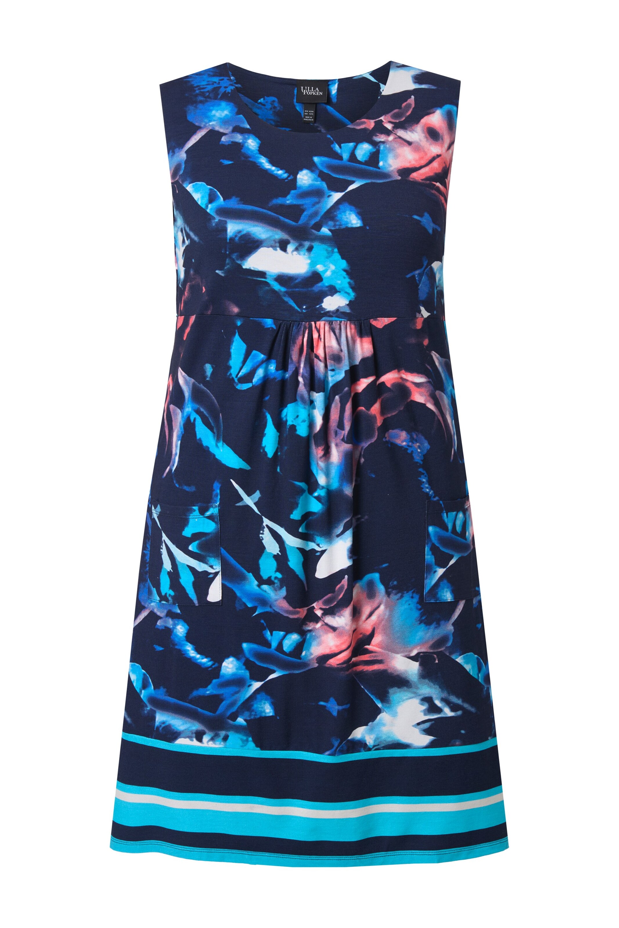 Ulla Popken Kleid in Blau: Vorderseite