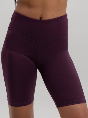 Skinny Leggings 'Biker' Hey Honey en rouge