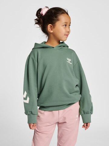 Sweat-shirt Hummel en vert : devant