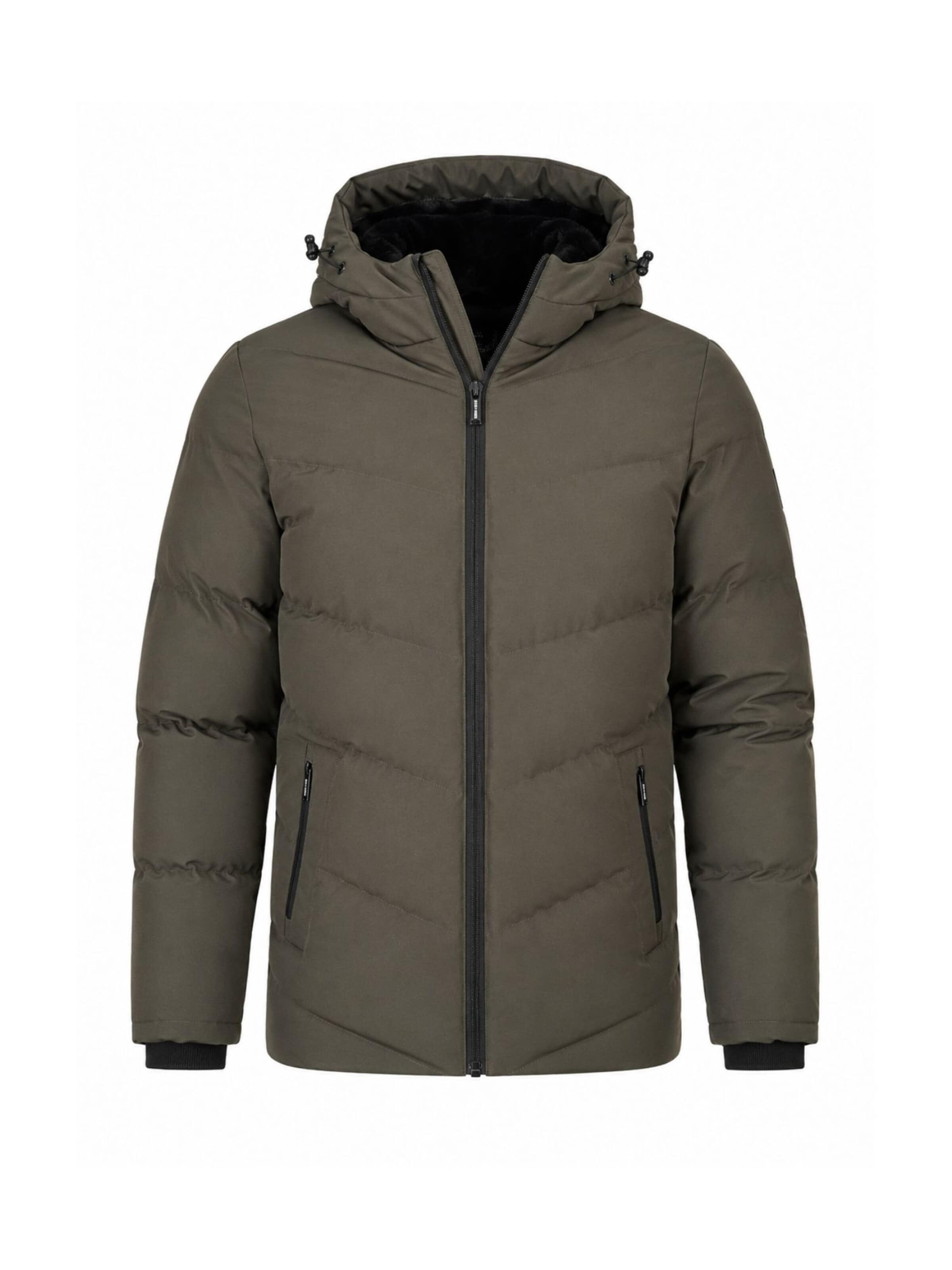 Manteau 'INTEREST' Deeluxe en gris : devant