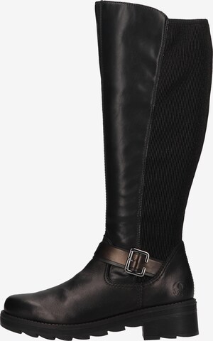 Bottes Rieker en noir : devant