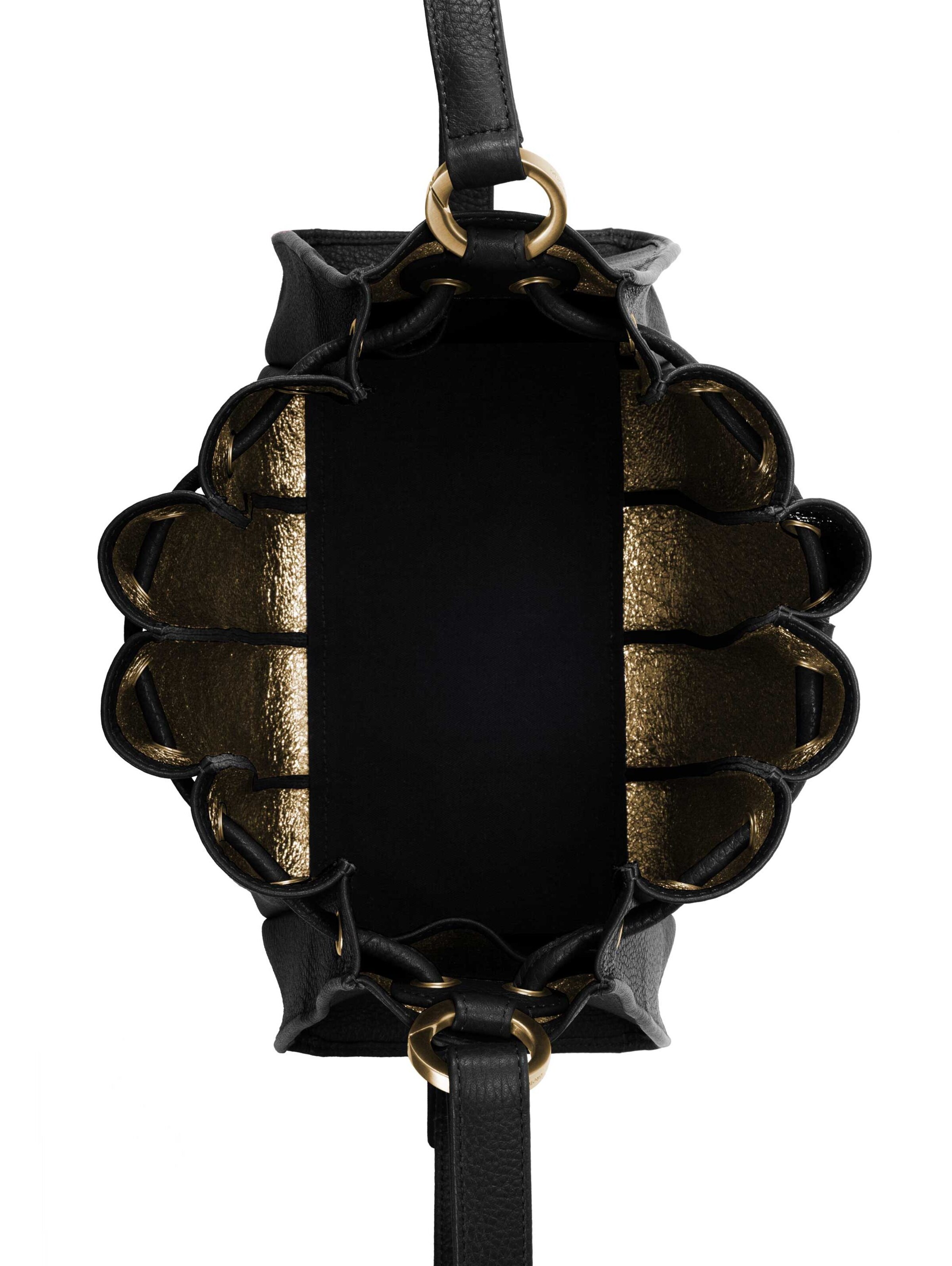 Gretchen Pouch 'Fan' in Black