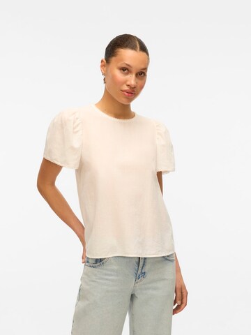 VERO MODA Blouse 'VMPretty' in White: front