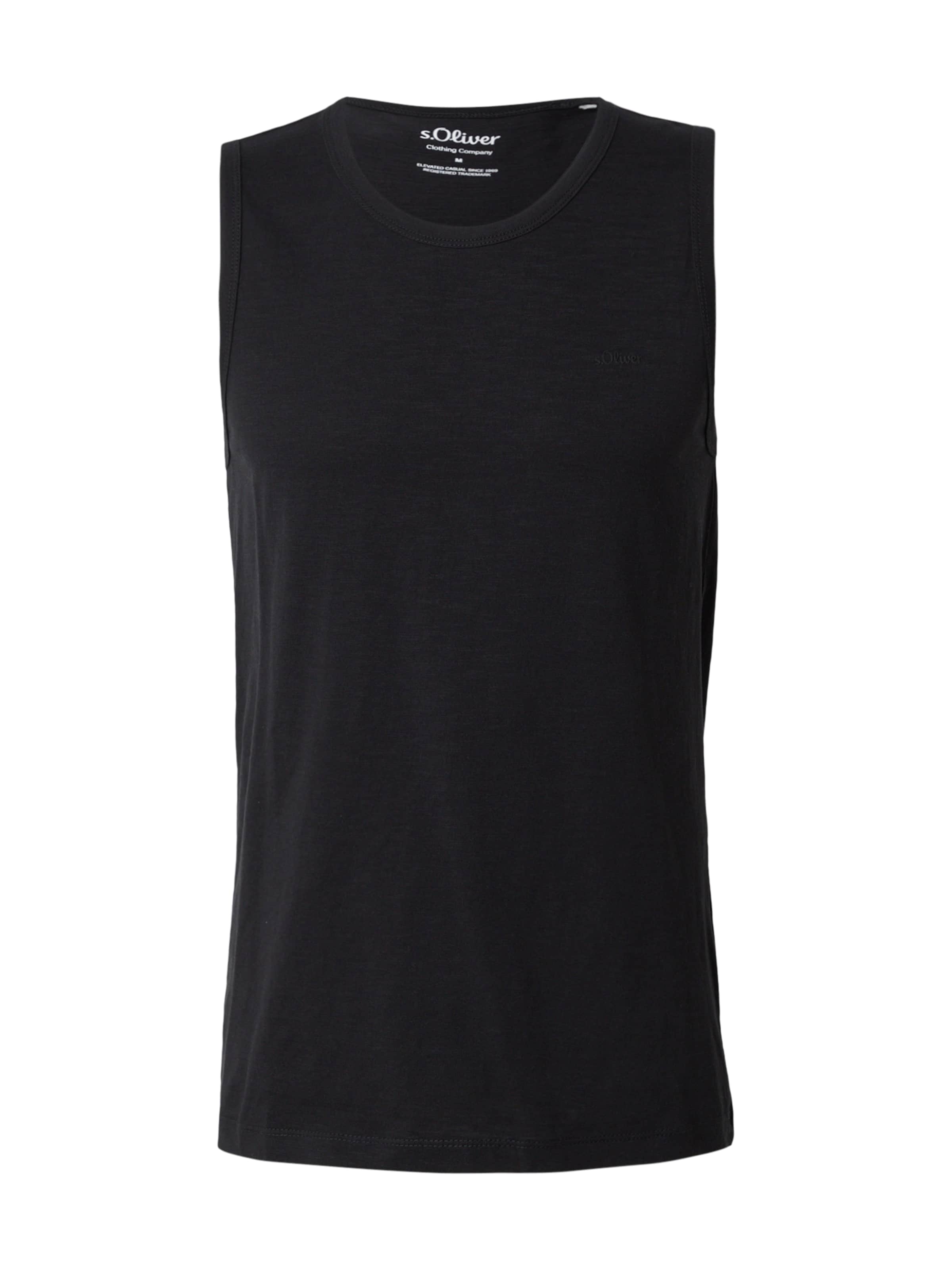 s.Oliver Shirt in Zwart: voorkant