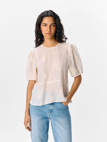 Camicia da donna di OBJECT in bianco: frontale