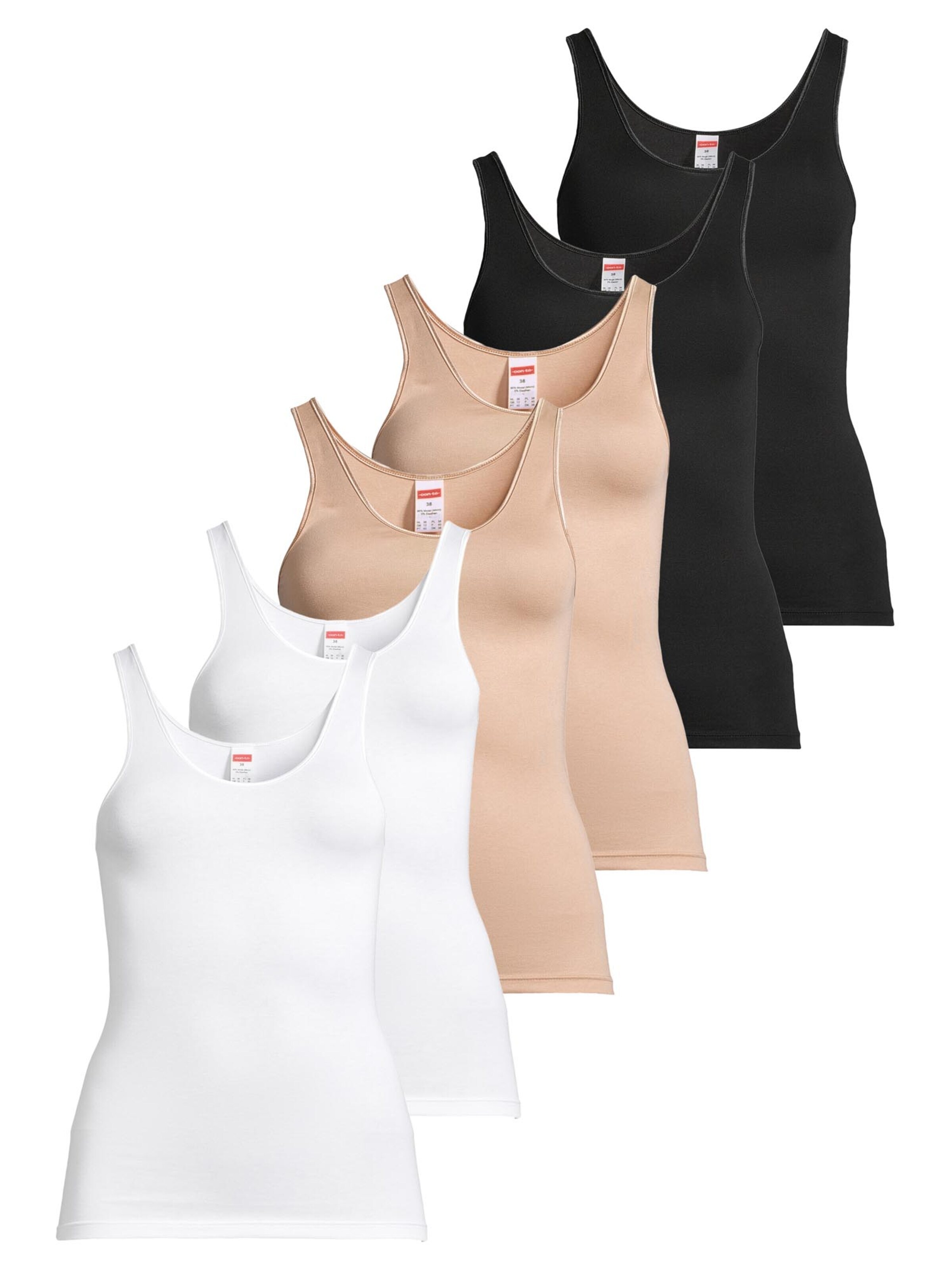 CON-TA Undershirt 'Modal' in Mixed colors: front