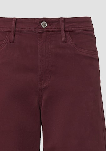 s.Oliver Wide leg Jeans 'Suri' in Rood