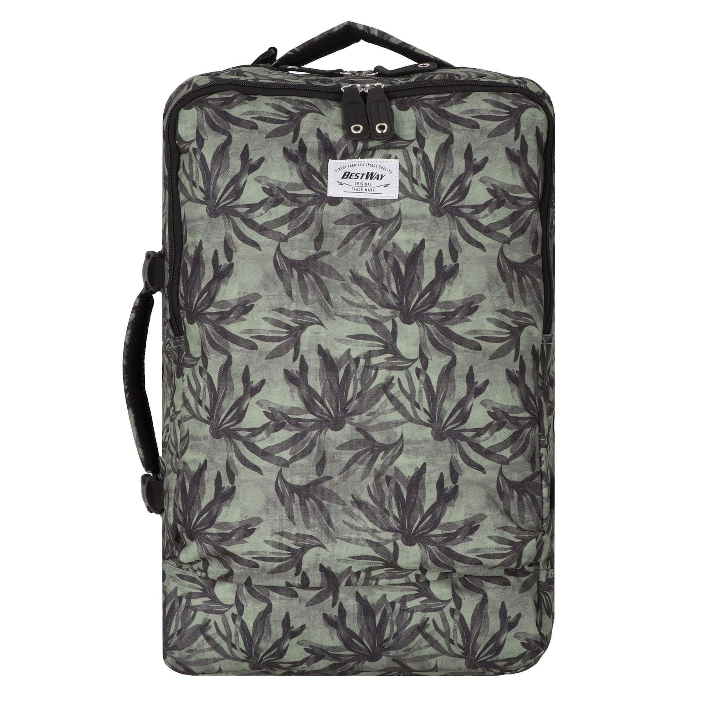 Worldpack Backpack in Green: front