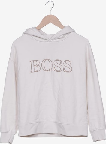 BOSS Black Sweatshirt & Zip-Up Hoodie in S in Beige: front