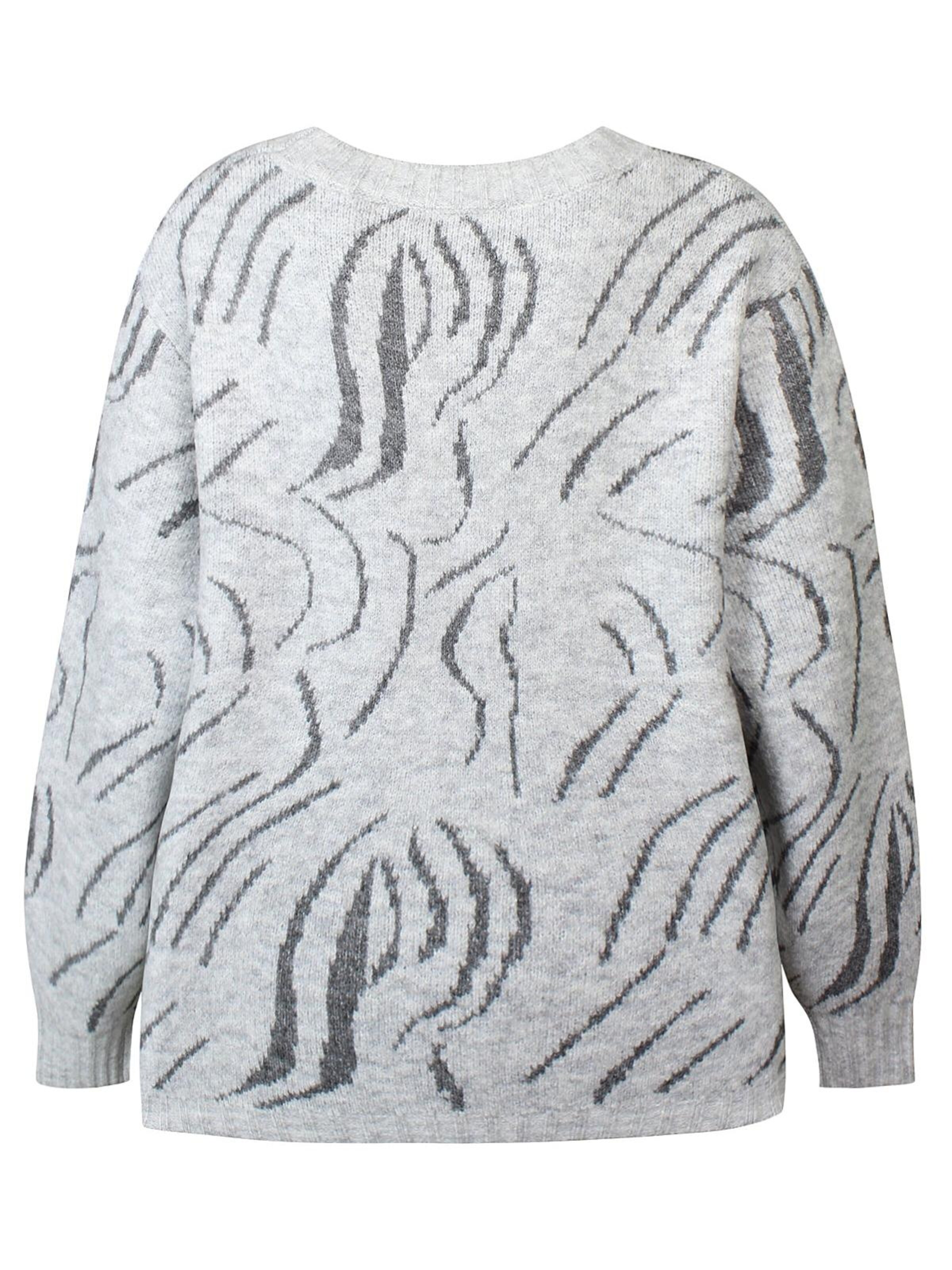 ze-ze Trui 'Catri 051' in Grijs