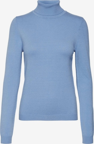 Pull-over 'HAPPINESS' VERO MODA en bleu : devant