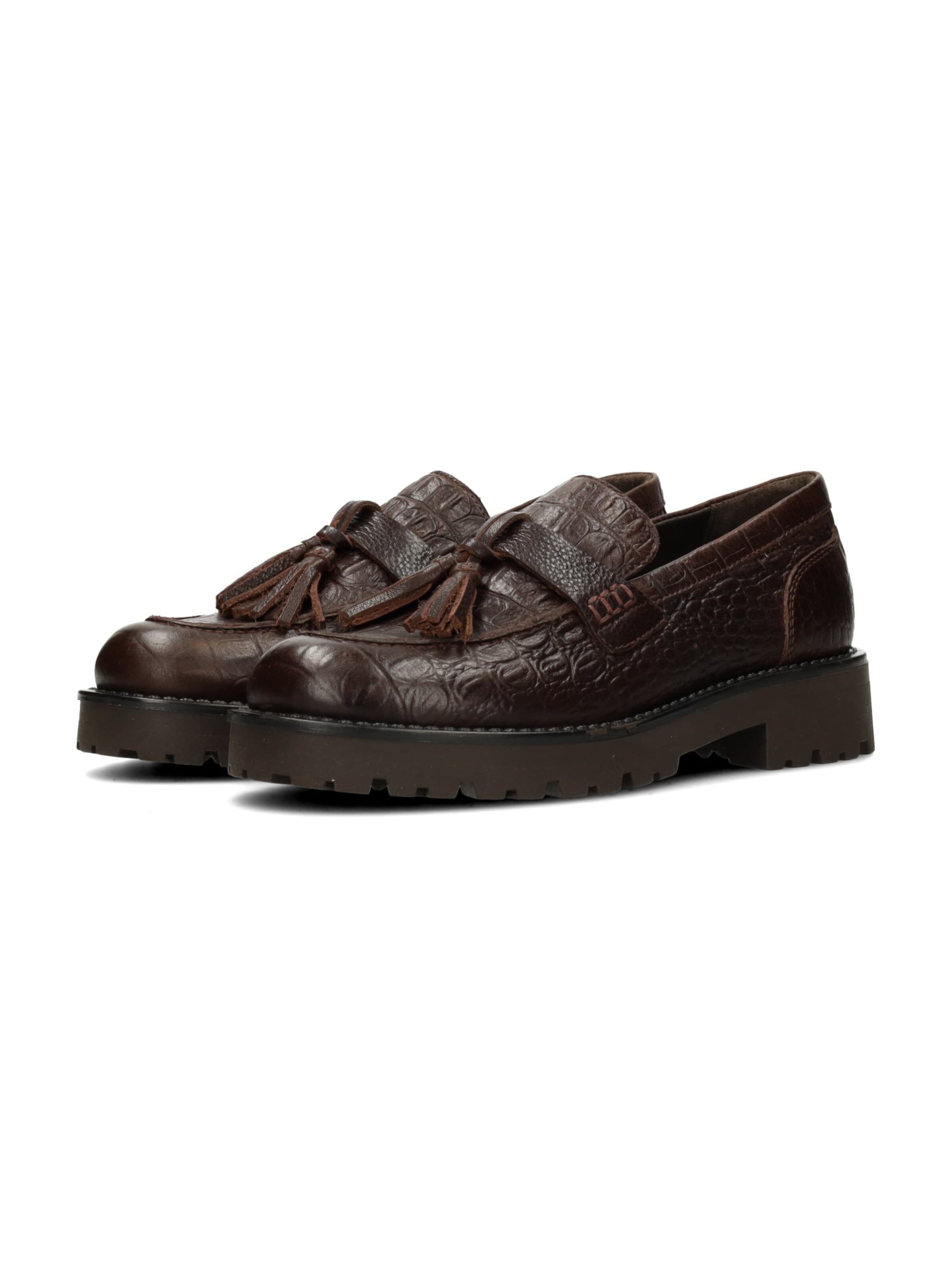 Poelman Instappers 'Poelman LEIN Damen Loafer' in Bruin