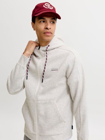 Giacca di felpa di JACK & JONES in grigio