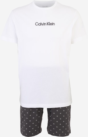 Calvin Klein Underwear Пижама короткая в Серый: спереди