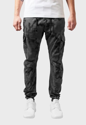 Urban Classics Tapered Cargo trousers ' Camo Cargo Jogging Pants ' in Mixed colours: front