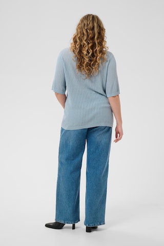 KAFFE CURVE Sweater 'Abeline' in Blue