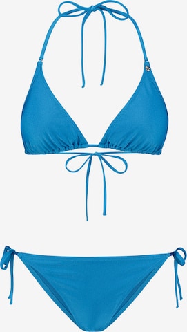 Shiwi Triangle Bikini 'LIZ' in Blue: front