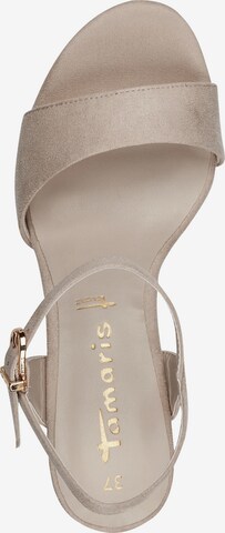 TAMARIS Sandalen met riem in Beige