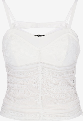 faina - Top 'Festive' en blanco: frente