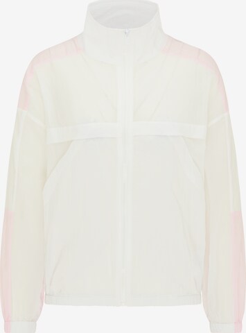 myMo ATHLSR Athletic Jacket in White: front