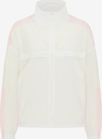 myMo ATHLSR Athletic Jacket in White: front