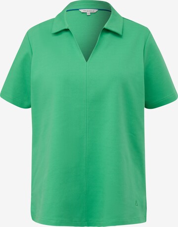 TRIANGLE Shirt in Groen: voorkant