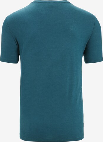 T-Shirt fonctionnel 'Tech Lite II Cadence Paths' ICEBREAKER en bleu