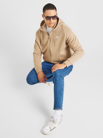 smėlio Nike Sportswear Standartinis modelis Džemperis 'Club Fleece'