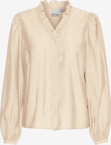 ICHI Blouse 'Laya' in Beige: front