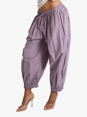 Loosefit Pantaloni di Ottod’Ame in lilla: frontale