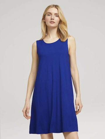 TOM TAILOR Summer Dress in Blue: front